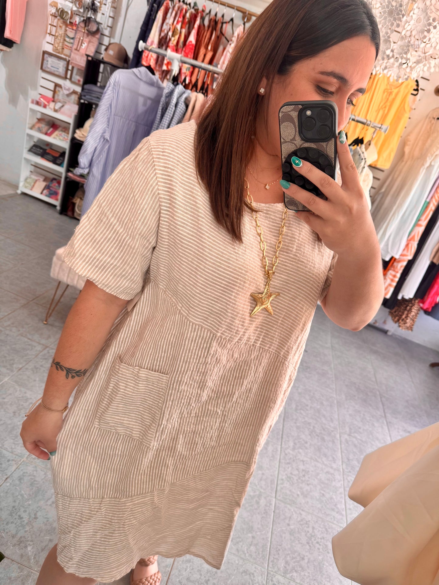 Saco Midy Print Asimetrico