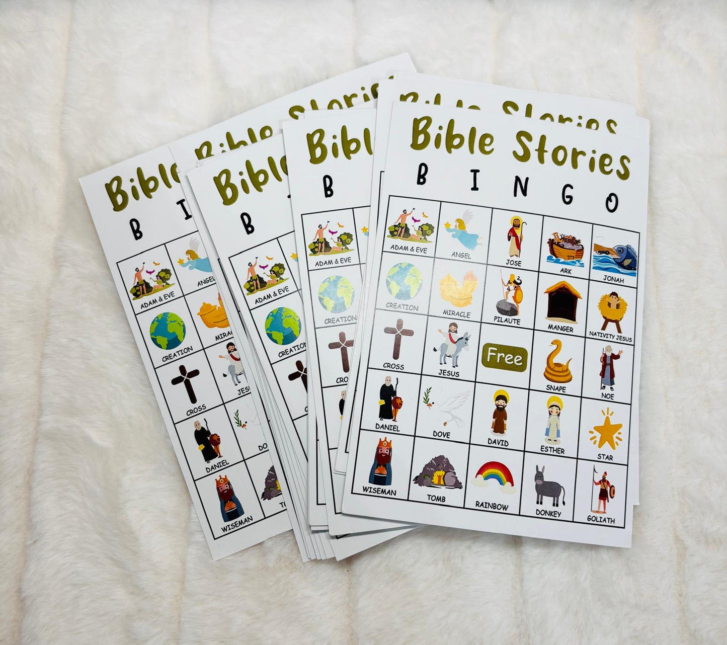Bingo Bible Story
