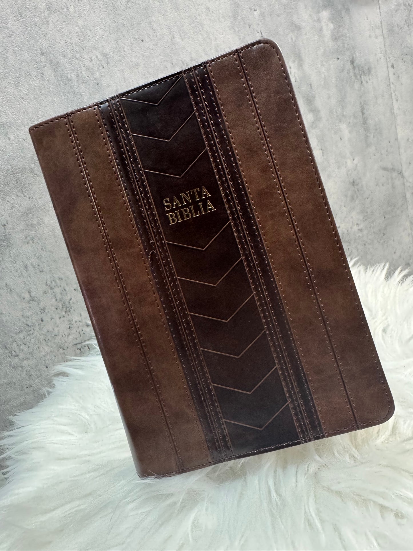 Biblia de piel para caballero