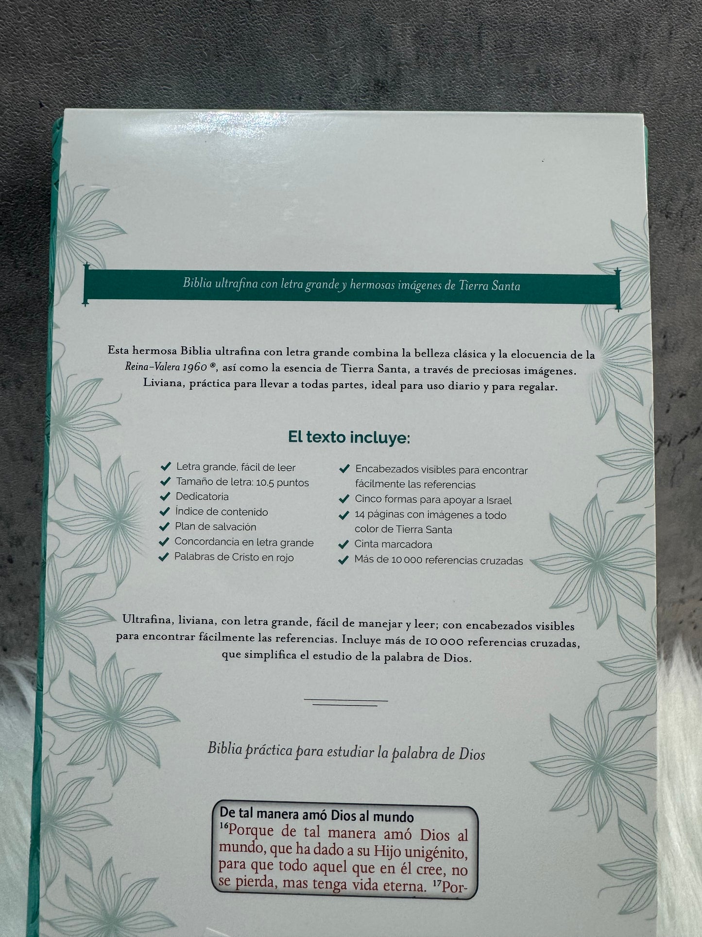 Biblia de piel con Imán