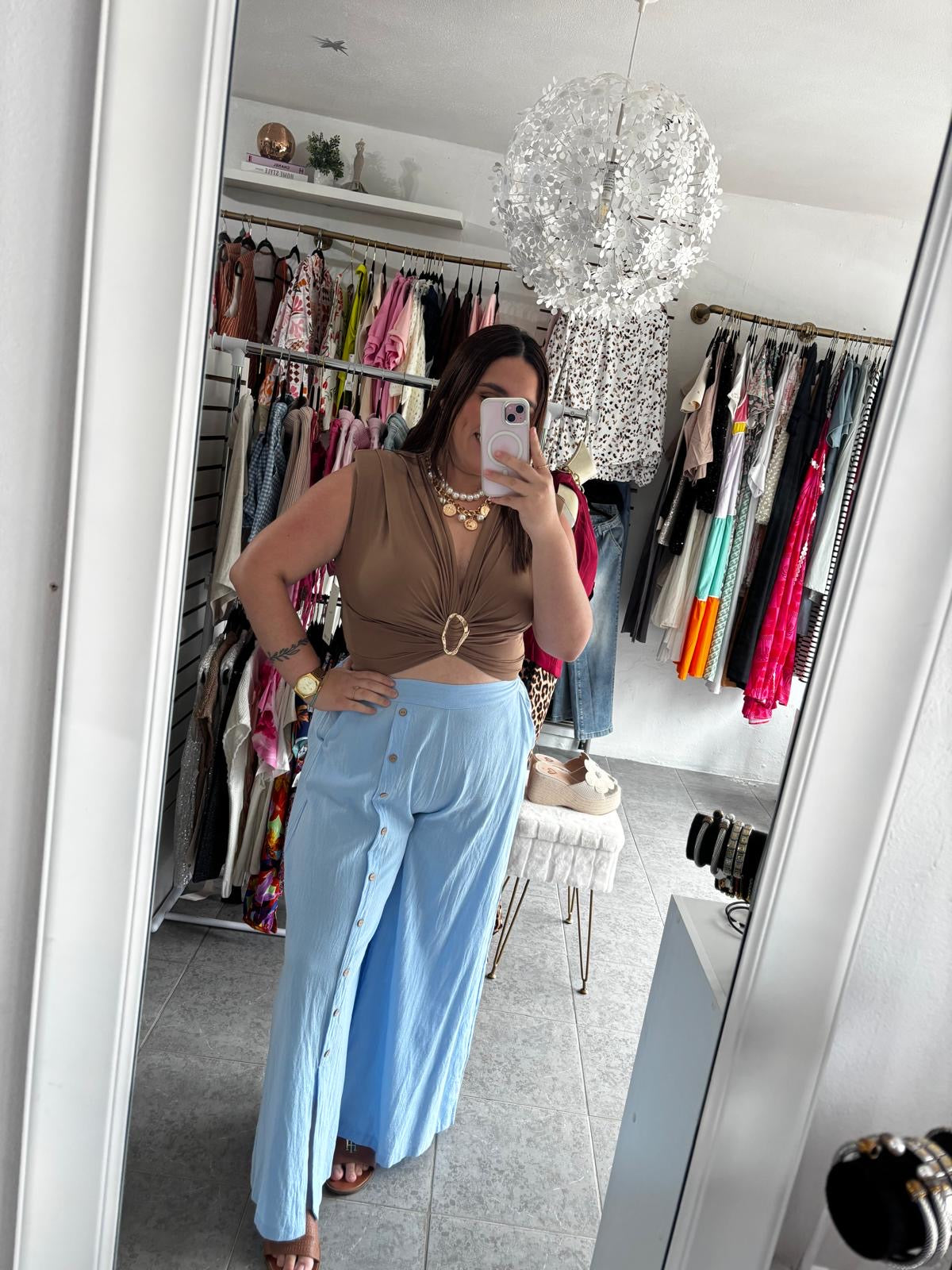 Italy Crop Top