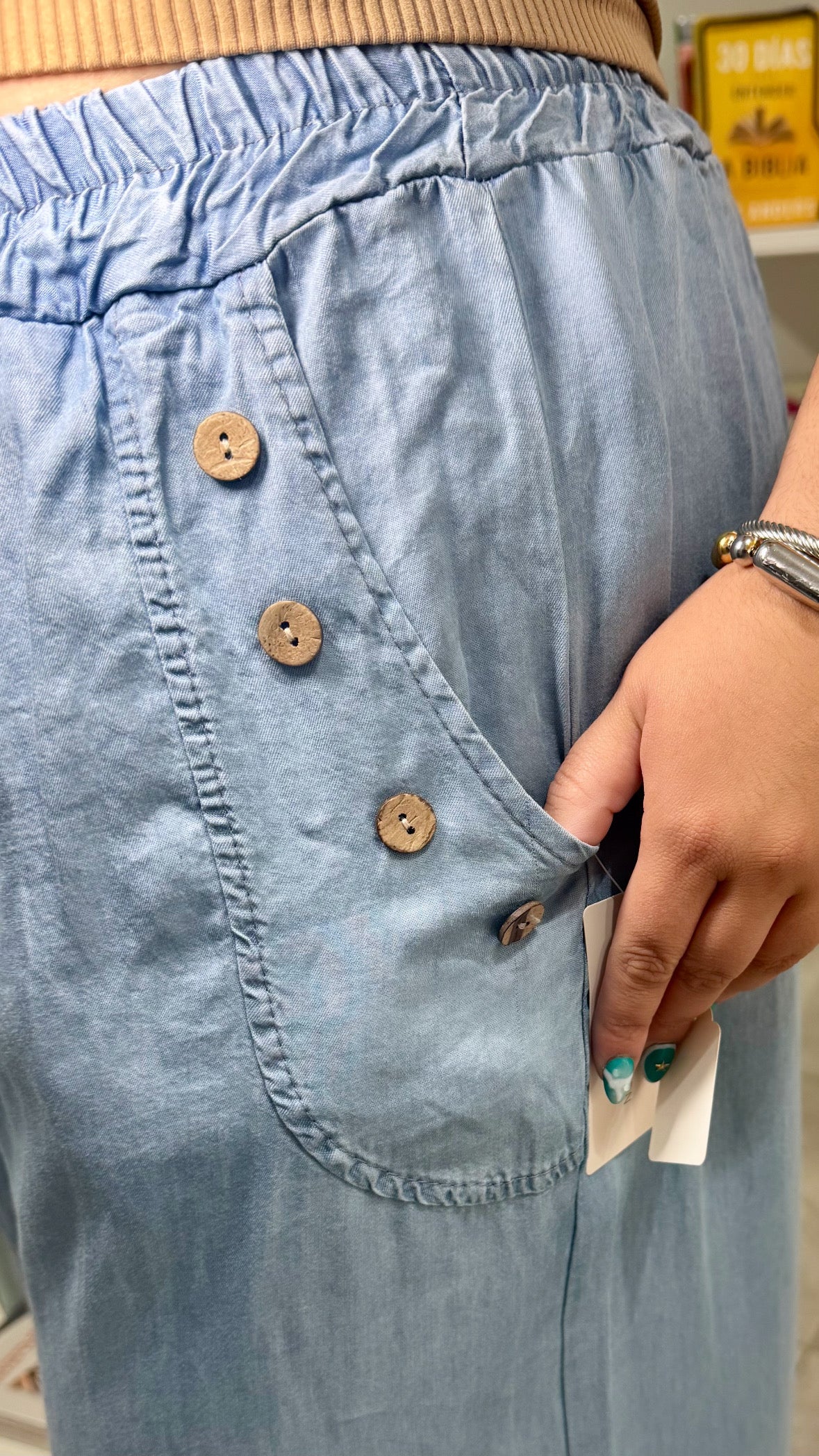 Palazo Denim Ligth