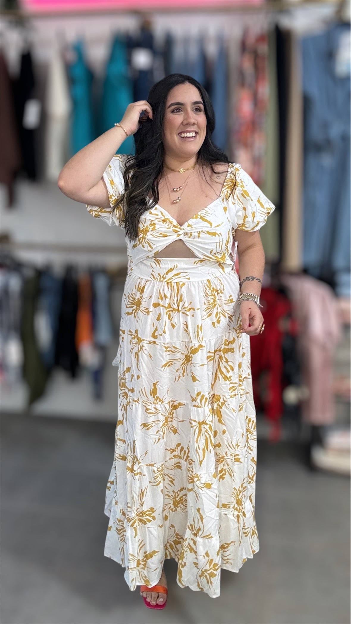 Manga encanto Maxi Dress