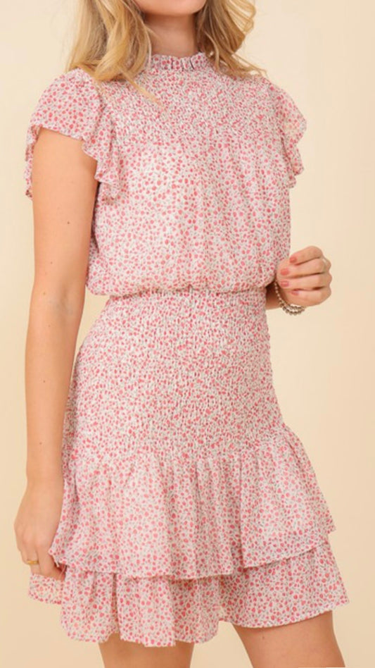 Floral Print Valentines Day Dress