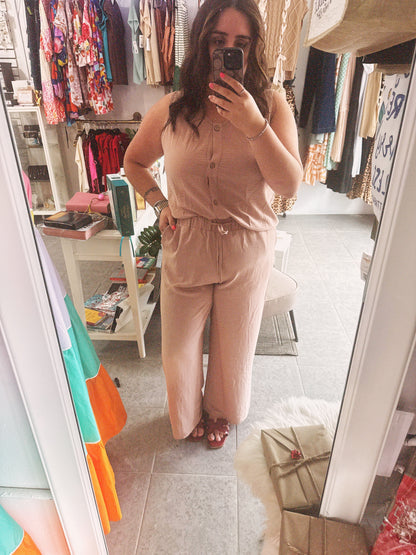 Casual taupe set