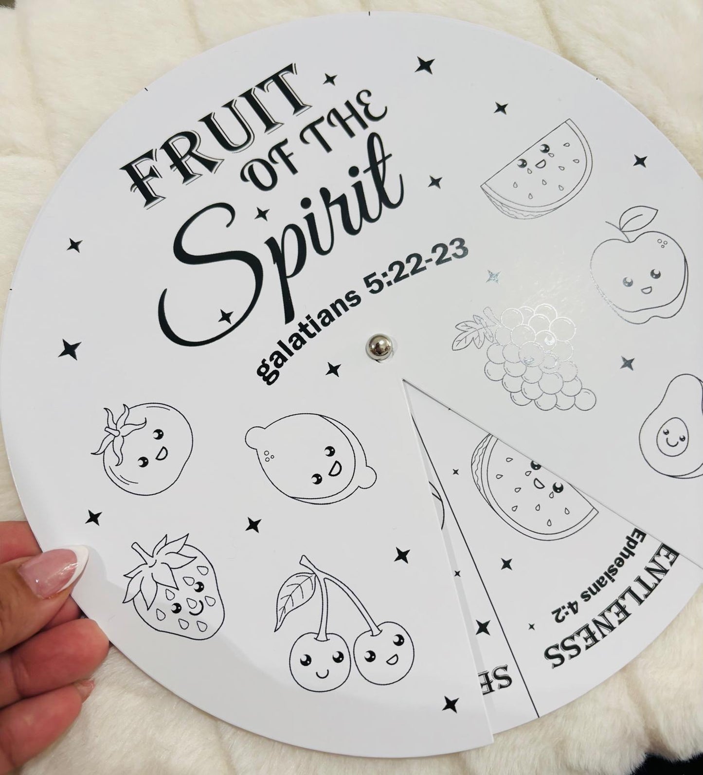 Ruleta de los Frutos Del Espirutu