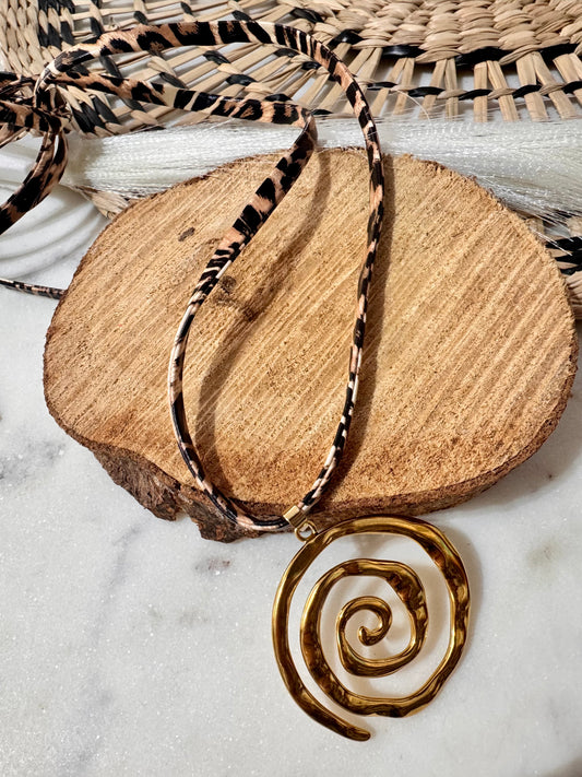 Soga espiral print