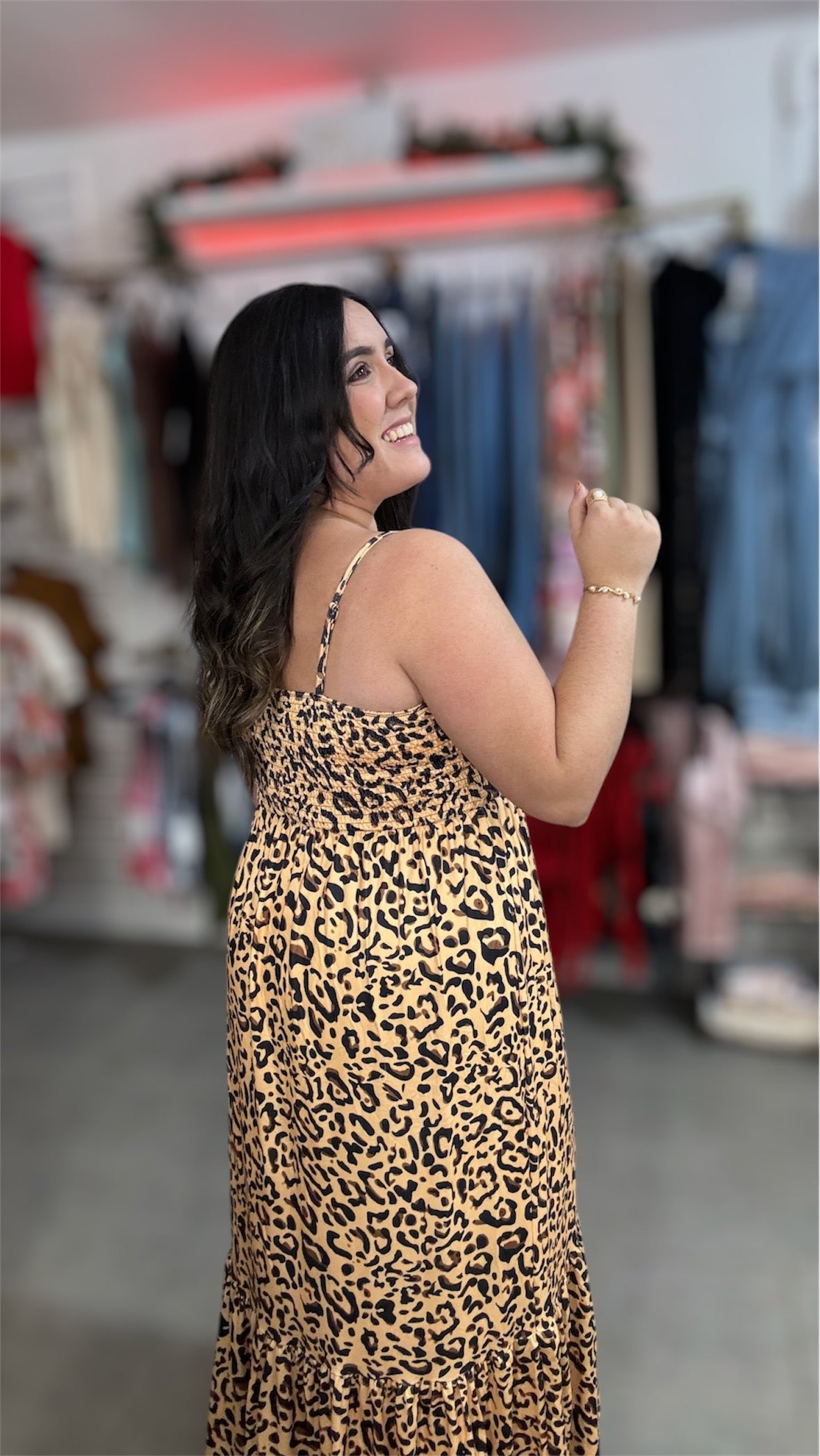 Maxi Dress Animal Print