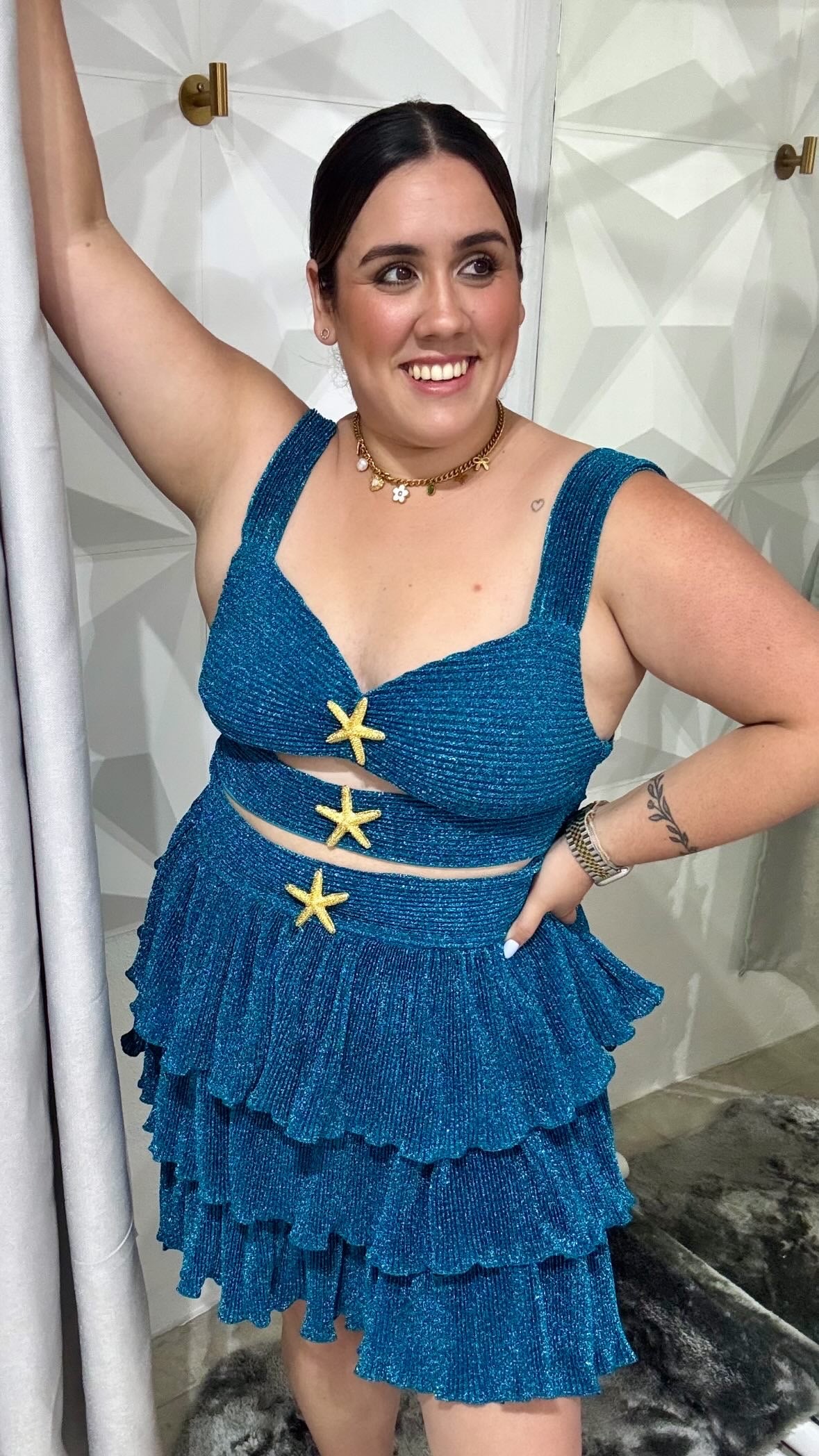 Sirena blue dress