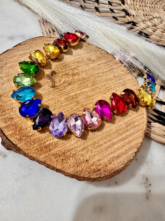 Collar Piedras Multicolor